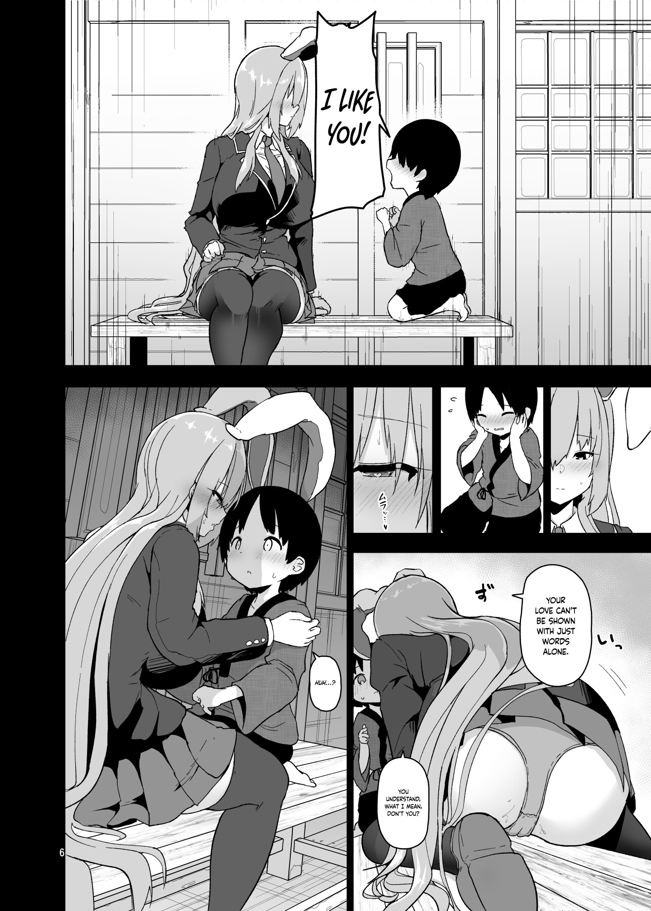 Hentai Manga Comic-The Reprehensible Rabbit Onee-san-Read-5